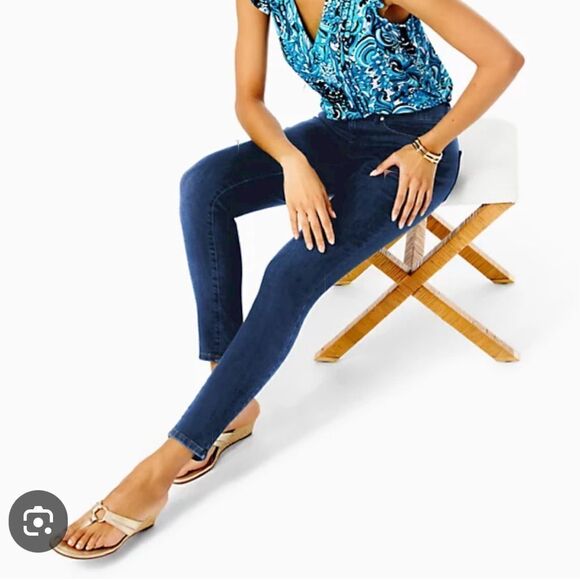 Lilly Pulitzer Eagan High Rise Jean - Picture 1 of 7